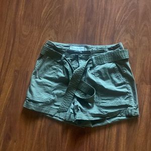 Dark green safari shorts